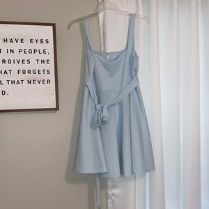 baby blue dress